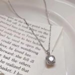 Square Zircon chain 925 silver