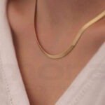 Snake back necklace
