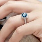 Square Aquamarine Ring