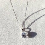 Quiet solitaire Chain silver 925