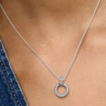 Double Circle Pendant & Necklace