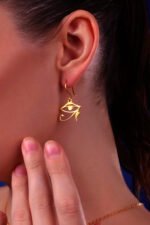 Eye of Horus earrings,
